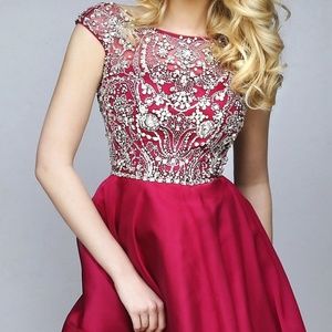 Sherri Hill Embellished Homecoming Dress